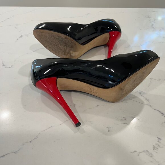 Giuseppe Zanotti Pumps Black with Red hills Made in Italy Size 38/8US - Picture 5 of 10